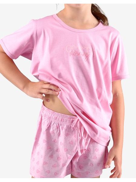 GINA dětské pyžamo krátké dívčí 29008P - cukrová fruktóza