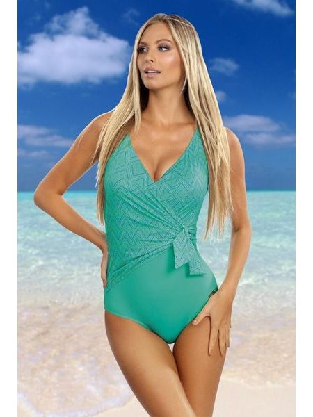 Jednodílné plavky Layla zelené