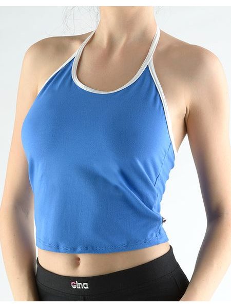 Dámský top, úzká ramínka, šité 98006P - atlantic bílá