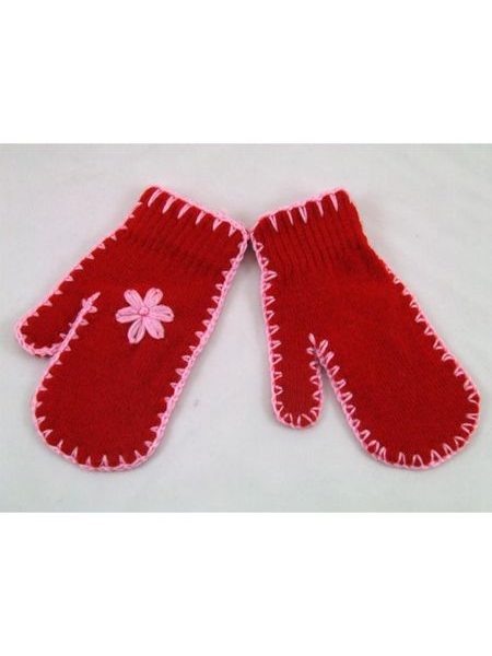 Palcové rukavice červené