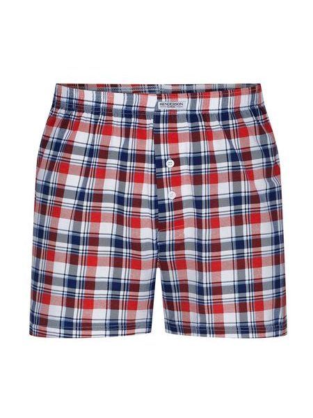 Pánské trenýrky 1449 červeno-modré káro