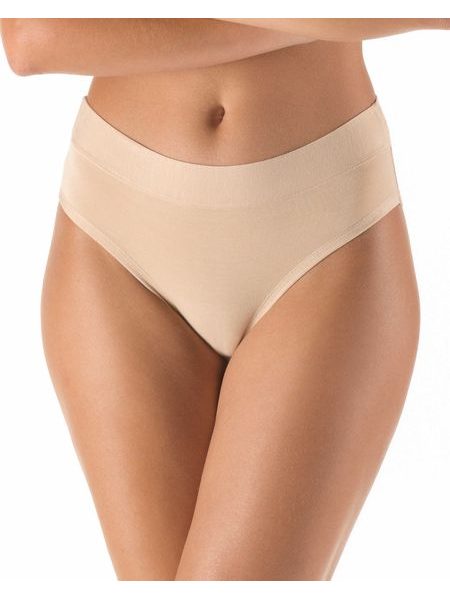Kalhotky klasické s širším pasovým lemem EcoBamboo DISCO - Aqua