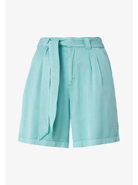 Dámské džínové šortky s.Oliver tyrkysové