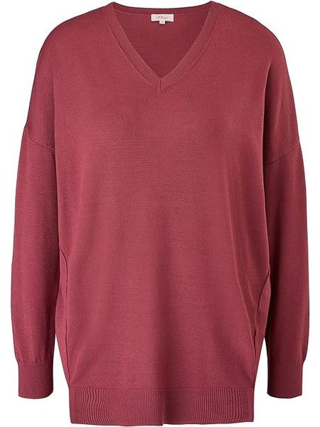 Dámský svetr s.Oliver vínový