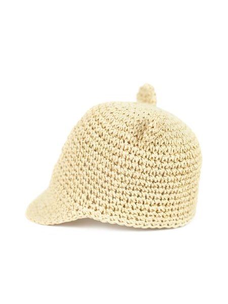 Roztomilý klobouček s oušky - béžový