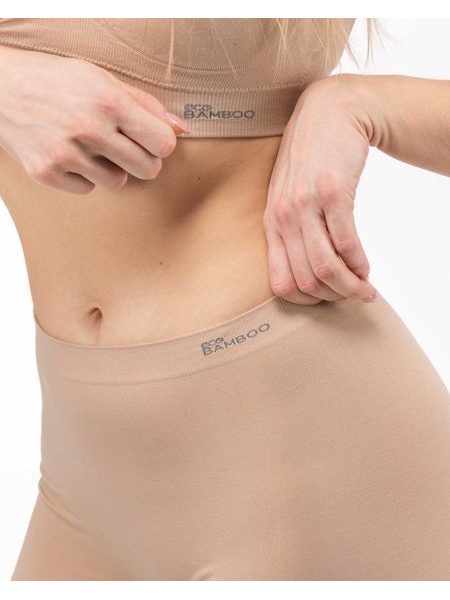 Boxerky se středně dlouhou nohavičkou EcoBamboo - Bílá