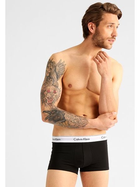 Pánské boxerky CALVIN KLEIN Modern Cotton Stretch 2 pack NB1086A černá