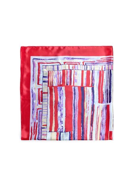 Elegantní šátek - zelenožlutý