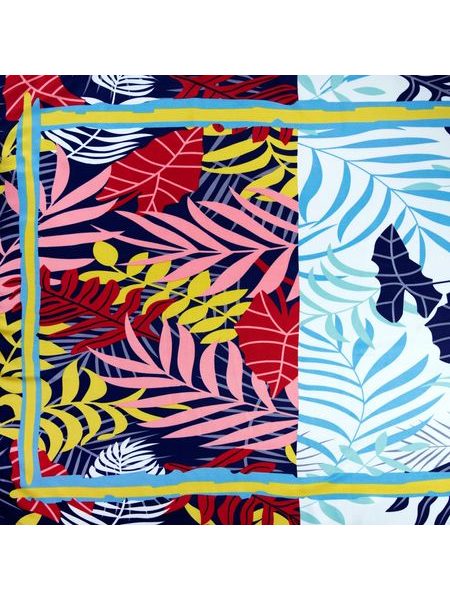 Lehká šála zakončená třásněmi mix barev