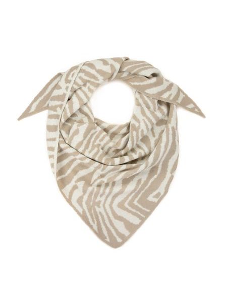 Šátek Roanne - tmavobéžová