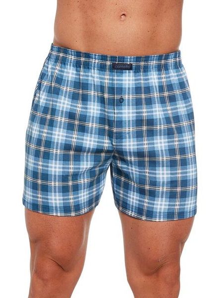 Pánské trenýrky Comfort 2253 modré káro
