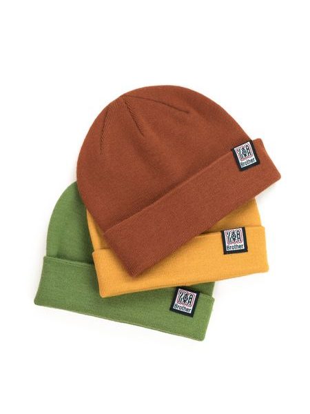 Čepice beanie dvojitá zelená