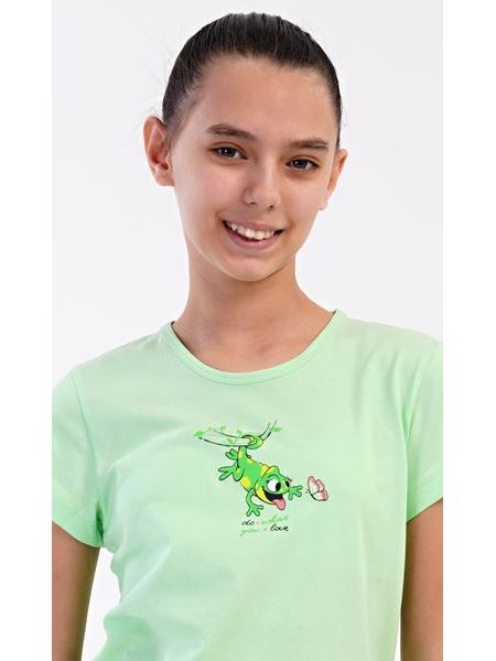 Dětské pyžamo kapri Ella - světle zelená