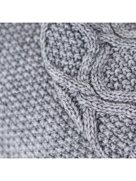 Sada čepice+šála béžovošedá