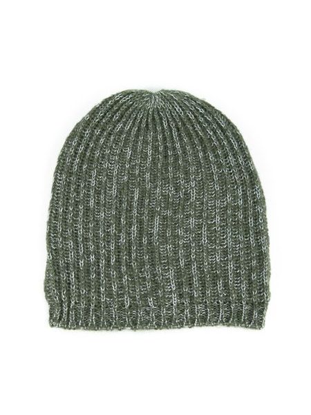 Spadlá čepice khaki