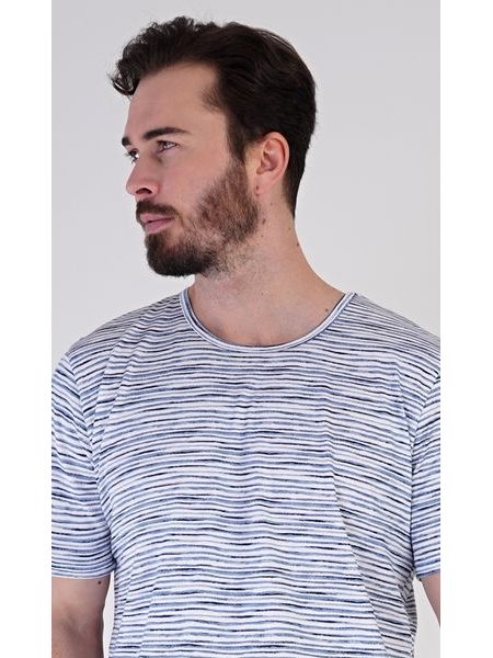 Pánské pyžamo šortky Regata - modrá