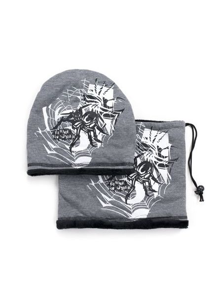 Souprava s pavoukem šedá