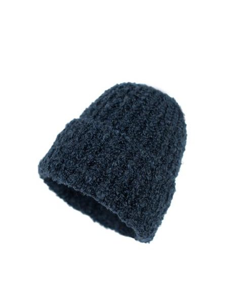 Dámská čepice melanž modrá