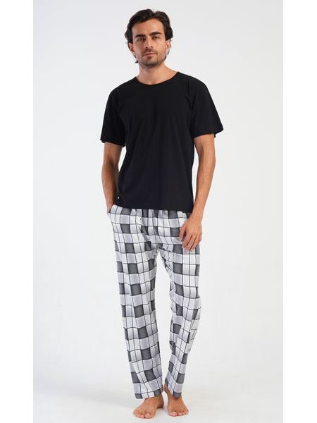 Pánské pyžamové kalhoty Kuba - šedá