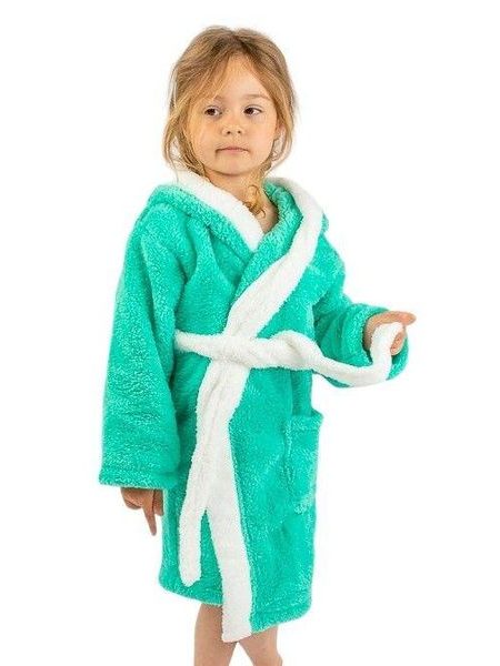 Dětský župan Králíček zelený s ušima