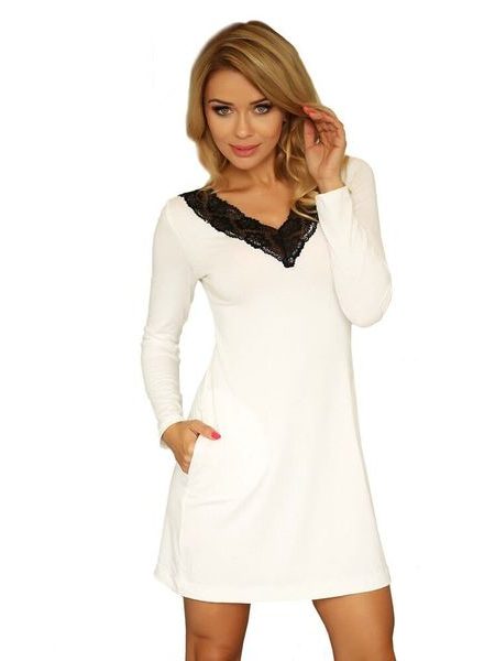 Dámská noční košilka Paris ecru