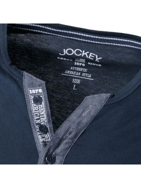 Pánské triko s dlouhým rukávem JOCKEY Max tmavě modré