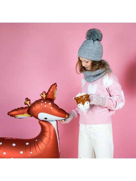 Dlouhé palčáky z příze oranžové