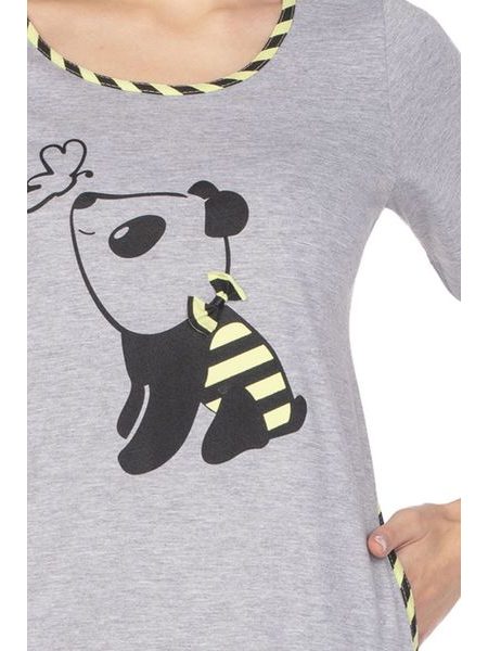 Dámská noční košilka 125 grey