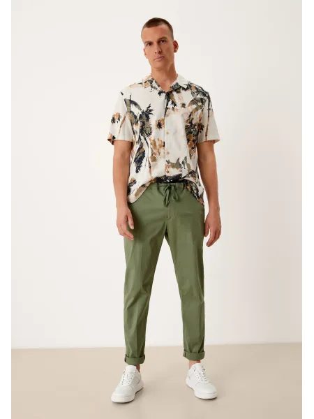 Pánské kalhoty s.Oliver zelené