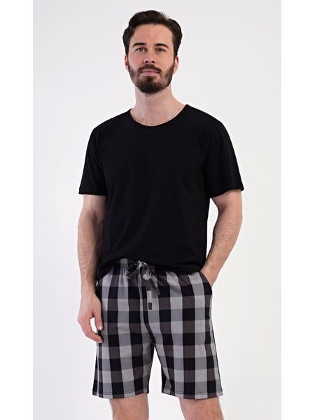 Pánské pyžamové šortky Eda - šedá