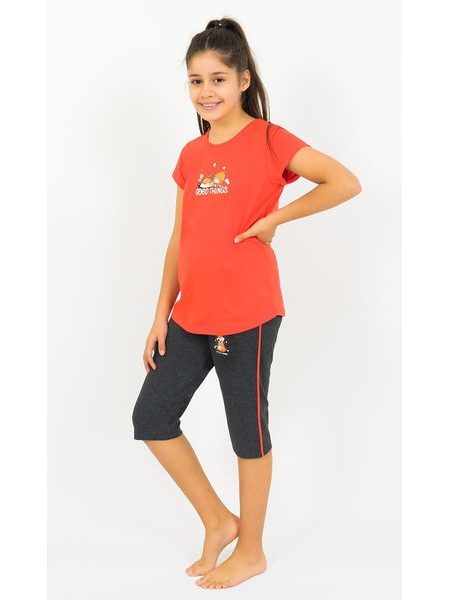 Dětské pyžamo kapri Good things - červená