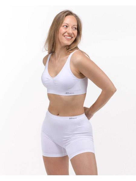 Boxerky se středně dlouhou nohavičkou EcoBamboo - Béžová