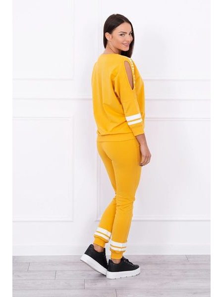 Set ""GIRL REVOLUTION"", hořčicový