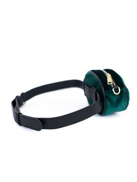 Fialová módní dámská ledvinka