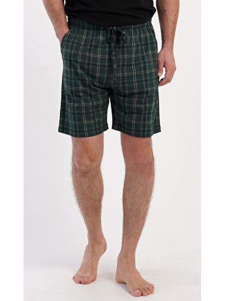 Pánské pyžamové šortky Johny - tmavě zelená