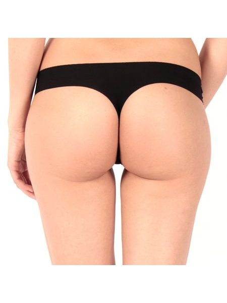 Laserové kalhotky tanga CHANGE INVISIBLE černé
