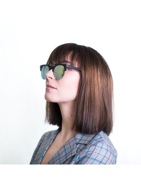 Sluneční brýle Yellow morning - černozlaté