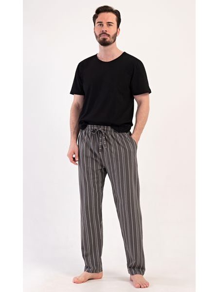 Pánské pyžamové kalhoty Nathan - tmavě šedá