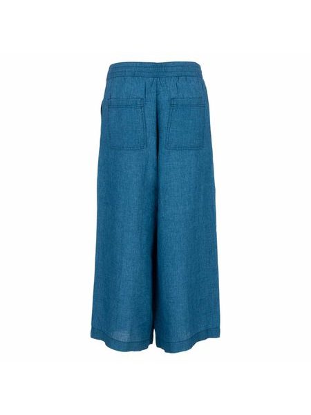 Dámské plátěné kalhoty s.Oliver modré