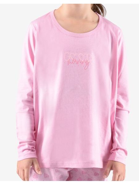 GINA dětské pyžamo dlouhé dívčí 29007P - aqua akvamarín