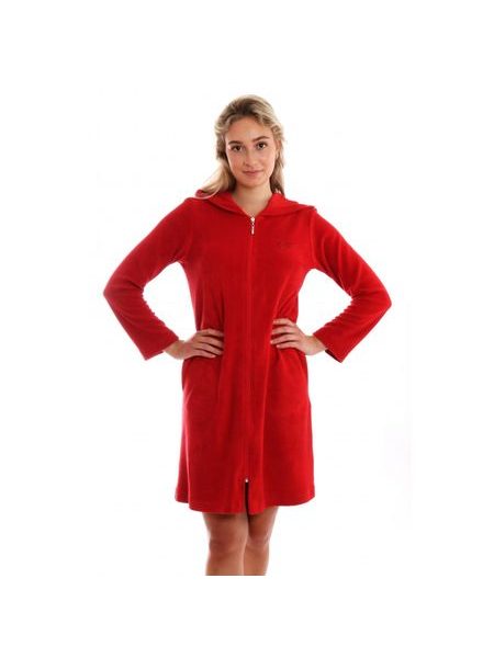 Dámský 3/4 župan s kapucí a dlouhým rukávem BARI Samba