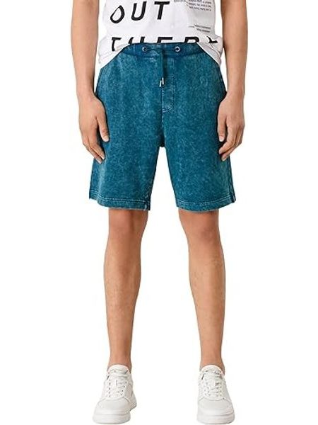 Pánské kraťasy s.Oliver zelené žíhané