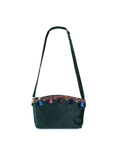 Boho taštička zelená