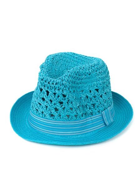 Měkký trilby klobouk tyrkysový