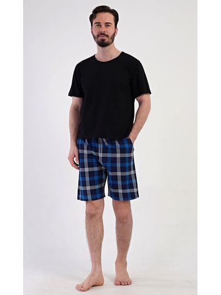 Pánské pyžamové šortky Matěj - tmavě modrá