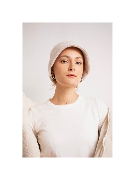 Vlněný klobouk - ecru