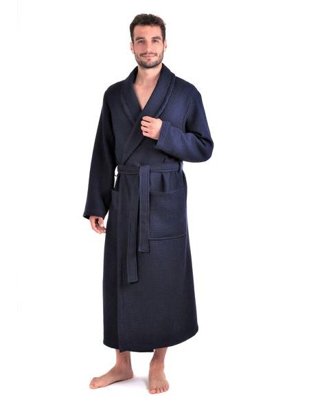 Župan dámský ESBO vafle tmavě modrá