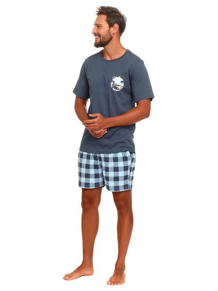 Pánské pyžamo 4416 deep blue