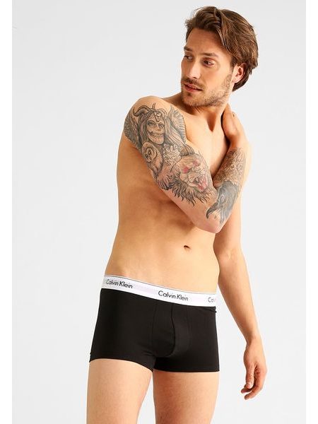 Pánské boxerky CALVIN KLEIN Modern Cotton Stretch 2 pack NB1086A černá