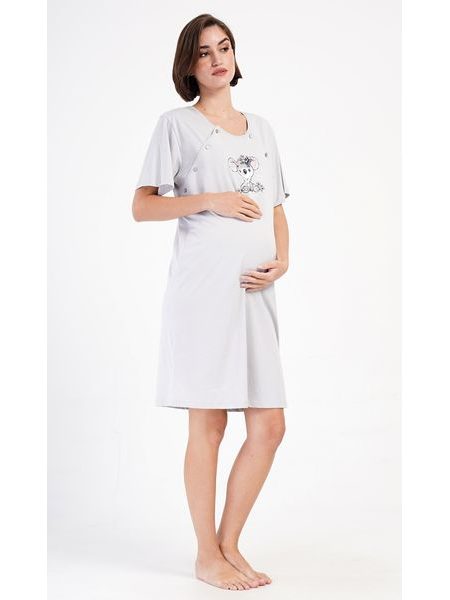 Dámská noční košile mateřská Malá koala - šedá